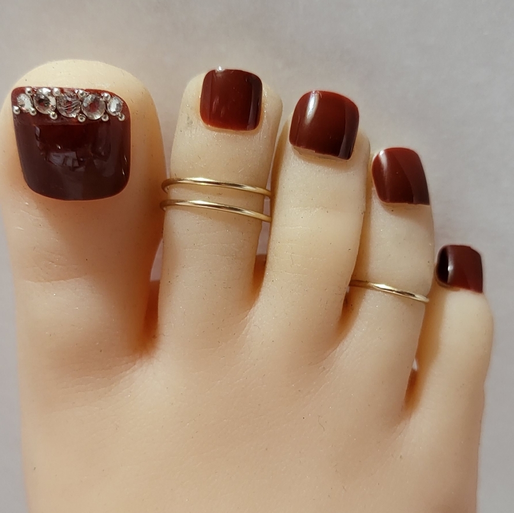 Gold Toe Rings - Picture 4 of 4